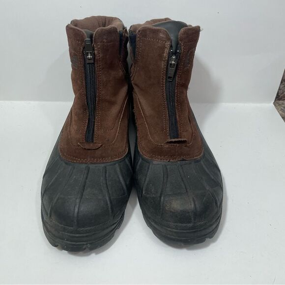 Sorel Brown Cold Mountain Zip Insulated Winter Boots - Picture 3 of 10